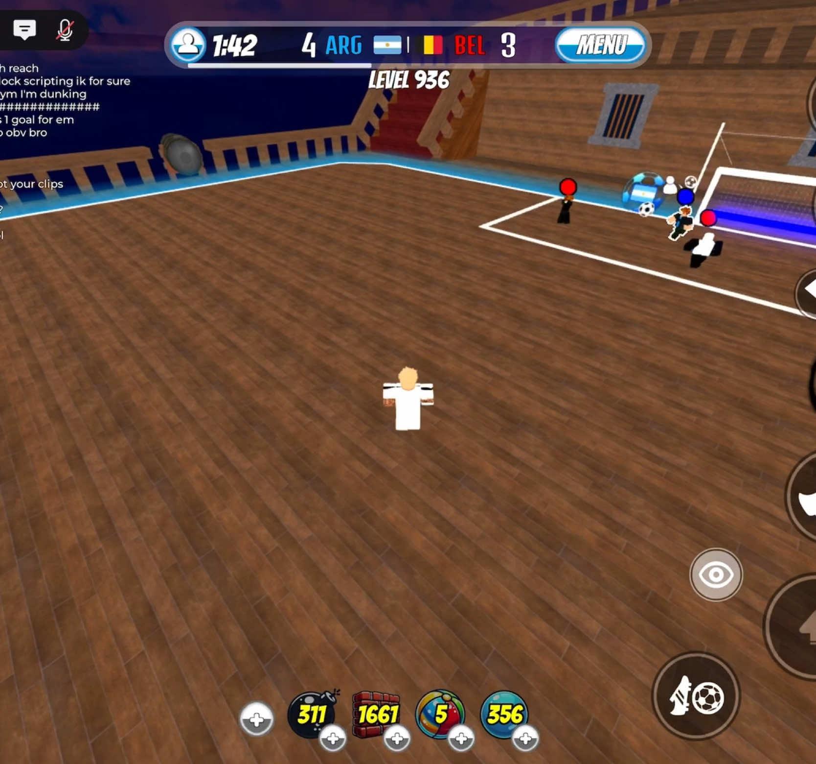 Obvious script but he said lag 🤣 #tps #roblox #script #robloxscripts #tpsstreetsoccer #reach #delta #hacking #cheating #exploiting #expose #cheaters #robloxfootball #fyp 