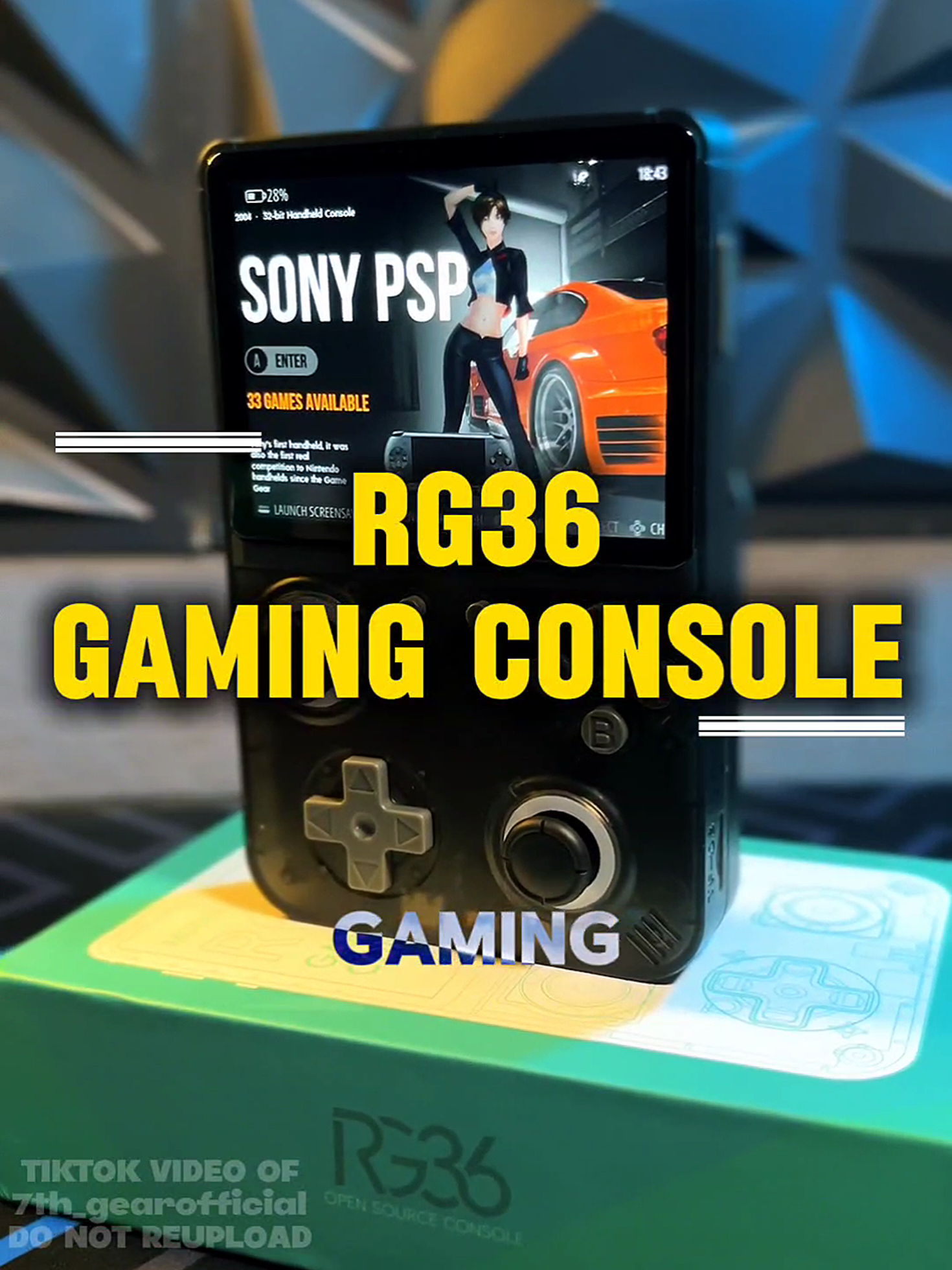 RG36 Gaming Console with 15000 RETRO GAMES! 🤯🤩 #rg36 #gaming #gamingconsole #gamingconsoles #retrogaming #retrogames #retrogamer #GamingOnTikTok 