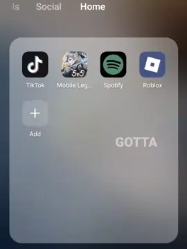 home folder #tiktok #MLBB #Spotify #Roblox 🎗️