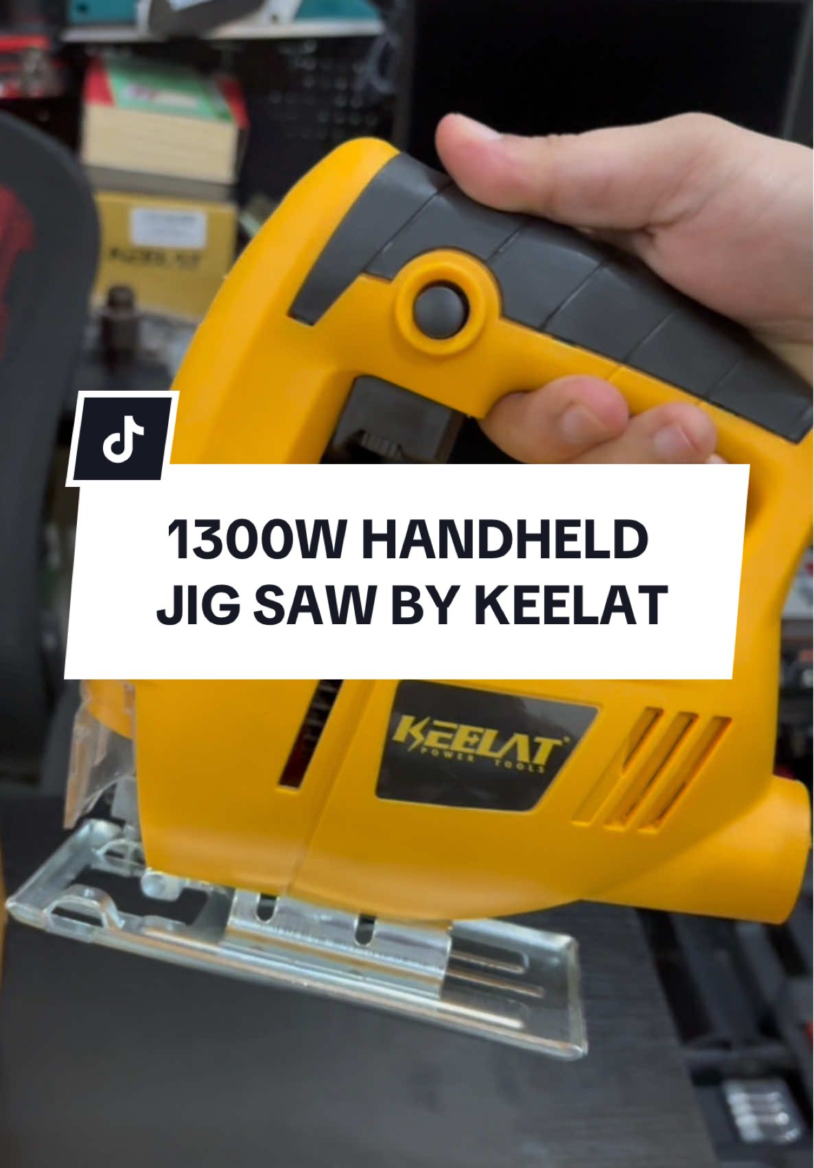 1300W HANDHELD JIG SAW BY KEELAT! COMPLETE ACCESSORIES! 800 PLUS NALANG! 💯 #tools #keelat #trending #fyp 