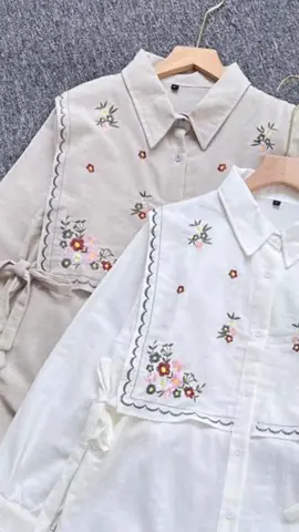 Narika Shirt - Kemeja jumbo - Big size - Size S M L XL XXL 3XL 5L #atasankerjawanita #kemejawanita #atasanwanita #belilokal #fyp 