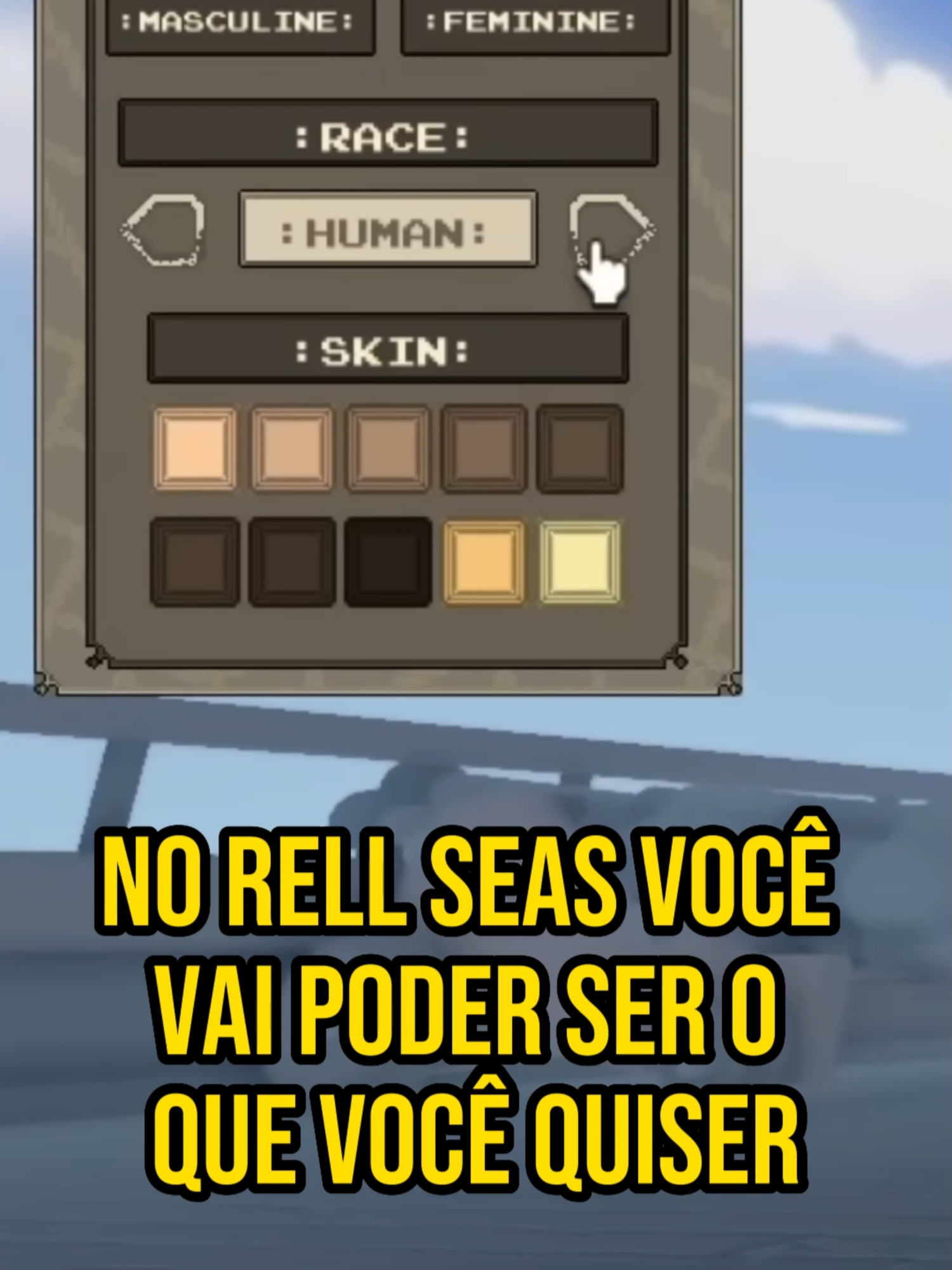 NO RELL SEAS VOCÊ VAI ESCOLHER SUA RAÇA #rellseas #bloxfruits #robloxfyp