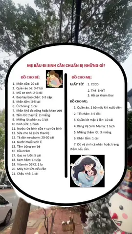 Giỏ đồ đi sinh của các mom đã chuẩn bị gì để đón bé yêu rồi nè  Cùng follow kênh mình để chia sẽ thêm nhiều kinh nghiệm chăm sóc mẹ và bé nha #chuanbidodisinh #giododisinh #mevabe #mebaudisinh#xuhuong #trending #hottrend #mebimsua #folowcheo #tiepthilienket #mebimtapxaykenh #shopnebin 