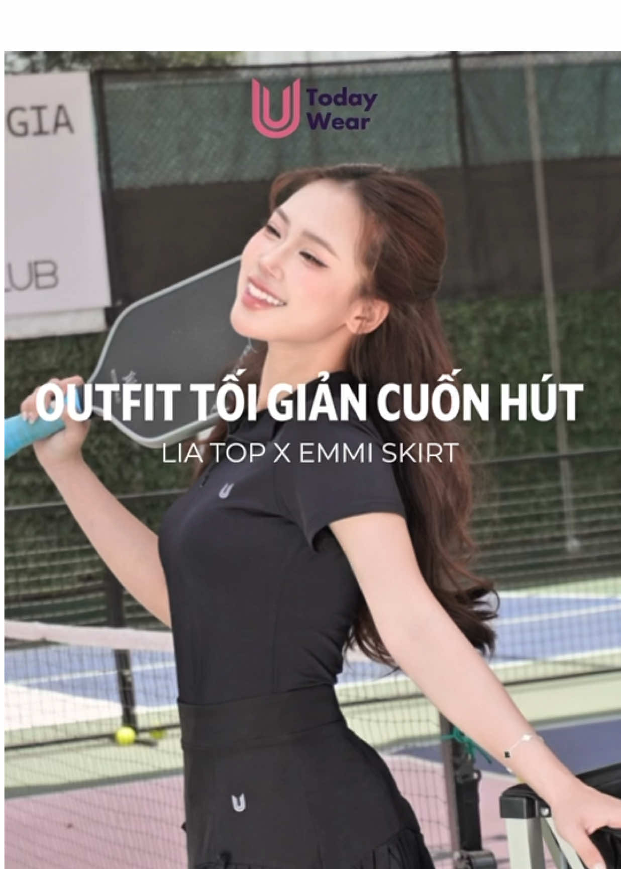 Năng động, tươi tắn và đầy sức sống, đó là những gì outfit Lia Top x Emmi Skirt nhà TUW mang lại cho nàng trong những ngày hè rực rỡ! 💙 #dotapthuongphuc #todayuwear #setdothethao #vaythethao #vaypickleball #sportwear #aothethaonu 