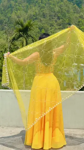 Dupattaaa💛💛💛#jhapali💯💯 #creatorsearchinsights #foryoupage #aneeshafam🦋🖤 #hindisong💓 