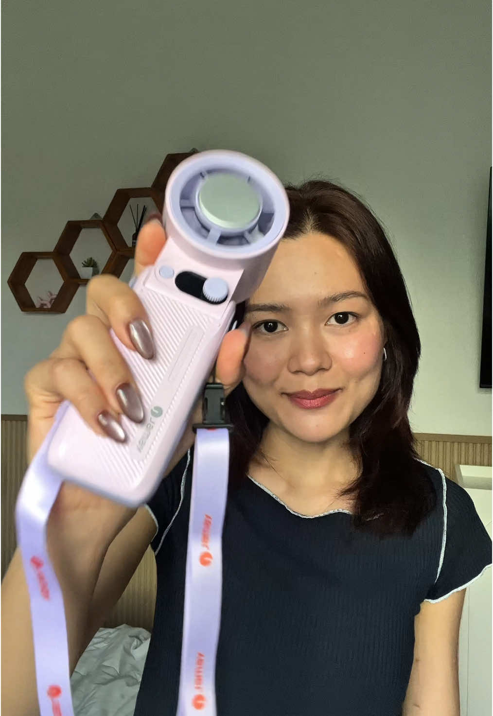 พัดลมพกพาที่เริ่ดมากกก✨🪭 #jamay #พัดลมพกพา #พัดลมไอเย็น #ป้ายยา #รีวิวgadget 