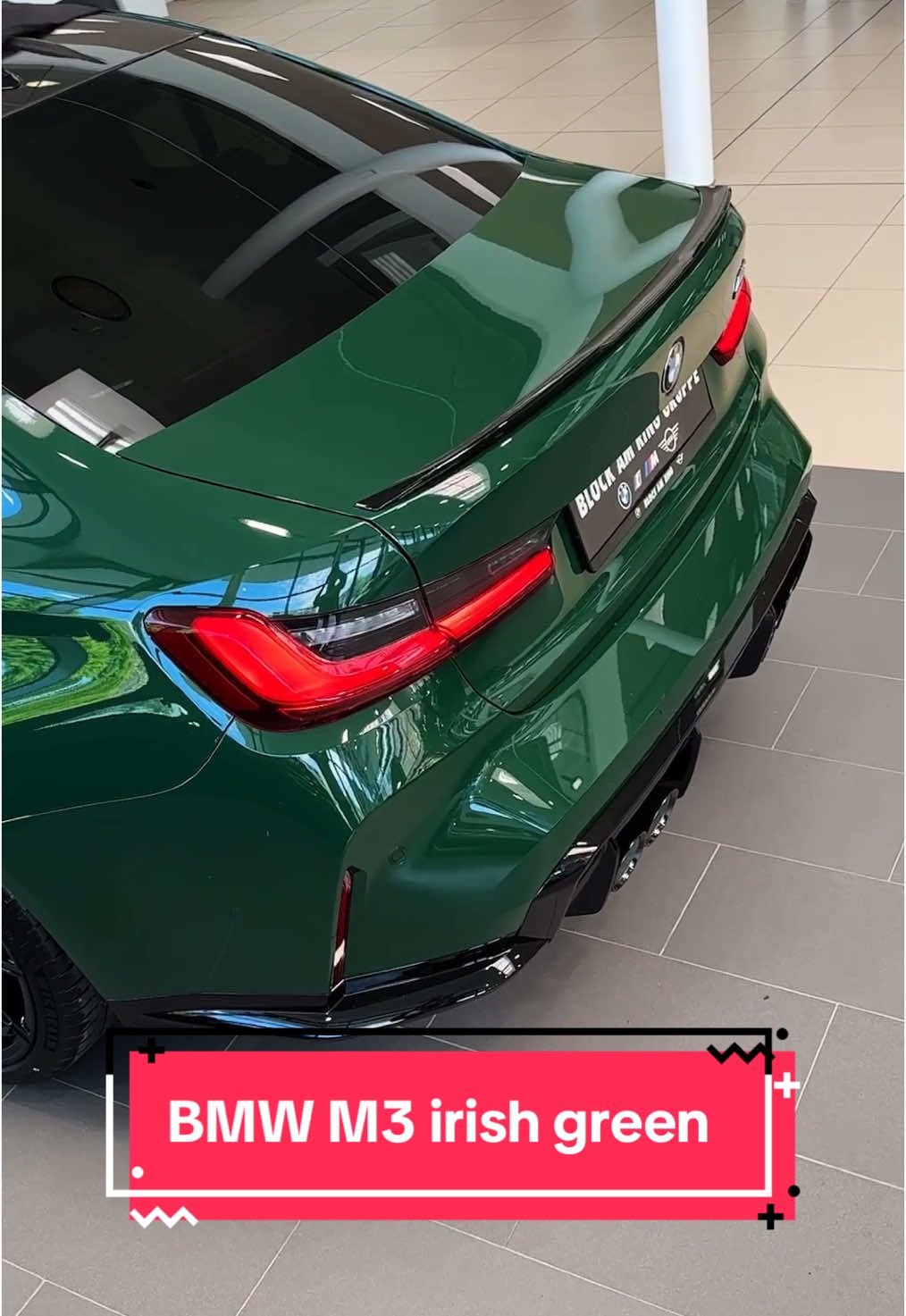 Der BMW M3 in Irish Green individual ☘️  #bmw #bmwm3 #m3competition #caredits #bimmer #bmwlife  BMW M3 Competition Limousine mit M xDrive: Energieverbrauch kombiniert: 10,2–10,1 l/100 km (WLTP); CO2-Emissionen kombiniert: 230–228 g/km (WLTP); CO2-Klasse(n): G