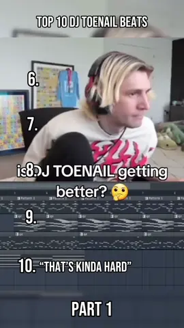 Top 10 DJ Toenail beats 🔥 #fyp #djtoenail #xqc 