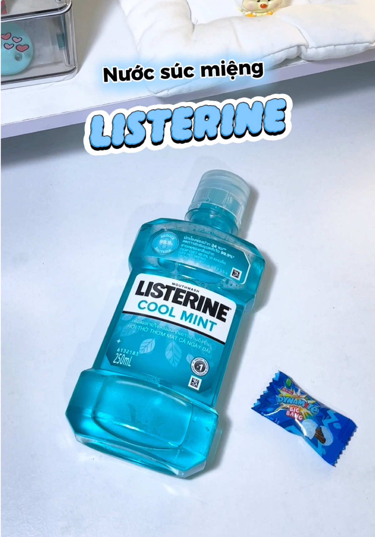 Hơi thở thơm tho nhờ có Listerine #nuocsucmieng #listerine #chamsocrangmieng #fyp #viral
