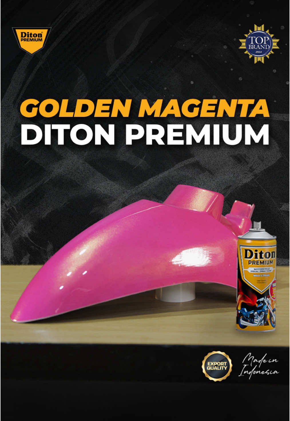 Golden Magenta bikin Stand Out tampilan motor kalian Ditoners✨ #ditonpremium #fyp #viral #goldenmagenta #pink #lembayunggold 