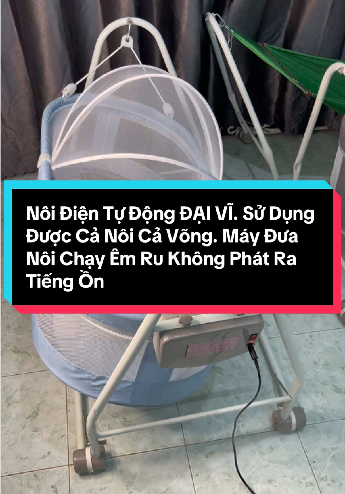 Nôi điện tự động ĐẠI VĨ , sử dụng được cả nôi và võng điện tự động. Nôi hoạt động êm ru không có tiếng ồn. Sức đưa lên tới 25Kg, bảo hành 3 năm có hỗ trợ đổi trả trong 15 nếu bé không hợp tác nằm. Các bác yên tâm đặt hàng nha #noidientudongchobe #noidiendanang #xuhuong 