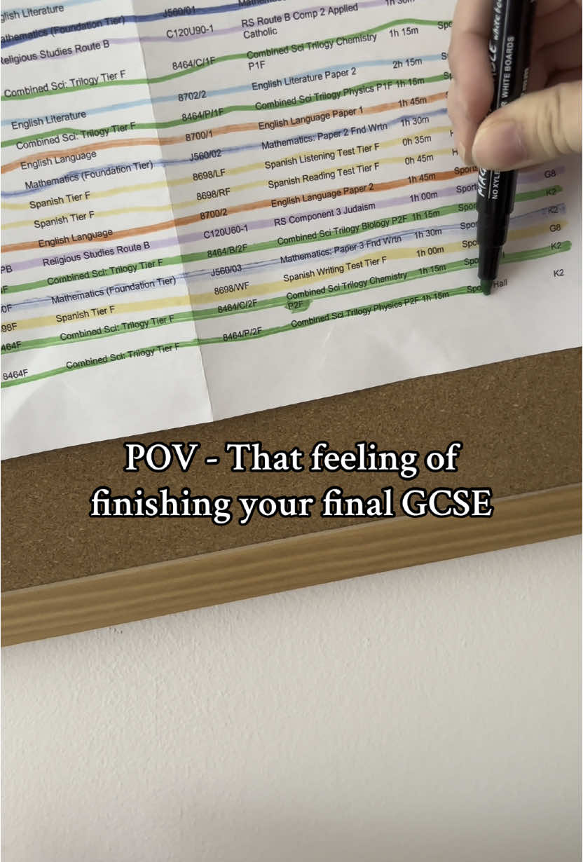 can’t believe this was almost a year ago… #leavers2024 #leavers #y11 #gcses #relatable #Summer #finalexam #manifest #manifestation #finalexams #year11 #foryoupage #GCSE #foryou #goodluck #examseason #revision #examstress #exams #resultsday   
