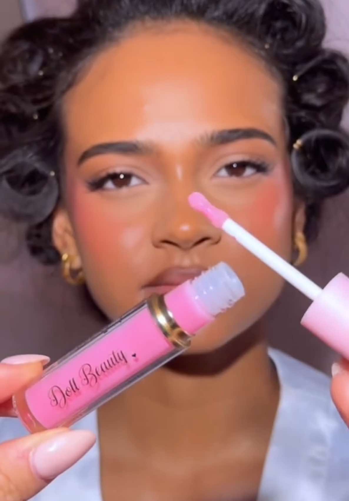 Chloe’s go too lip😍🩷#dollbeauty#lipcombo#liptutorial#lipstick#lipliner#lipgloss#makeup#beauty#fyp 