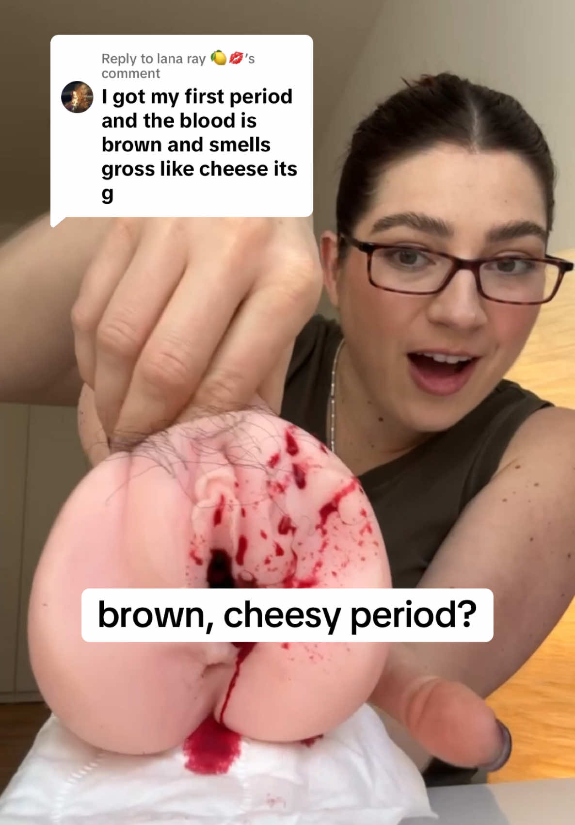 Replying to @lana ray 🍋💋 50 shades of period flow 🩸 #period #menstruation #periodproblems 