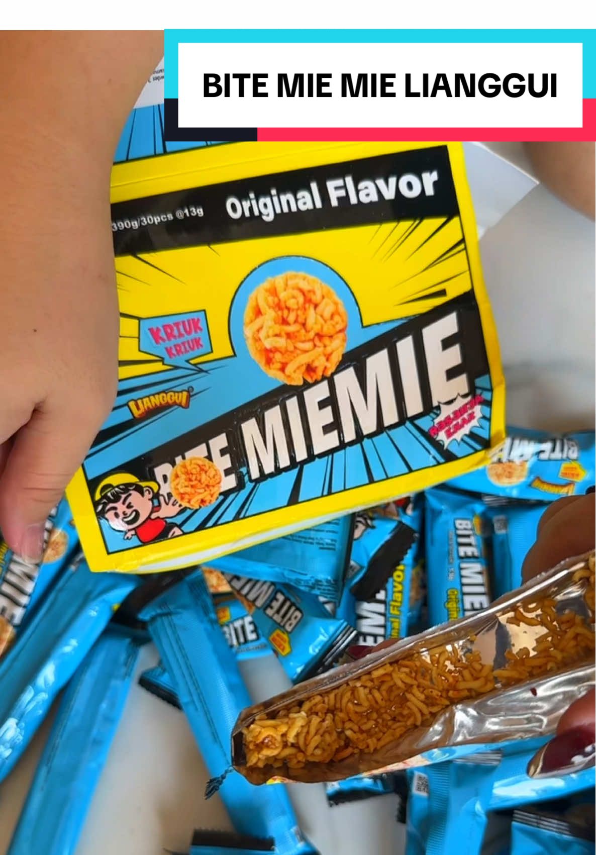 Snack bite mie mie lianggui lagi b1g1 rasanya kaya cemilan jadul #jajananjadul #bitemiemie #snackmiejadul #lianggui #cemilanviral #jajananviral #snackanak #promolianggui 