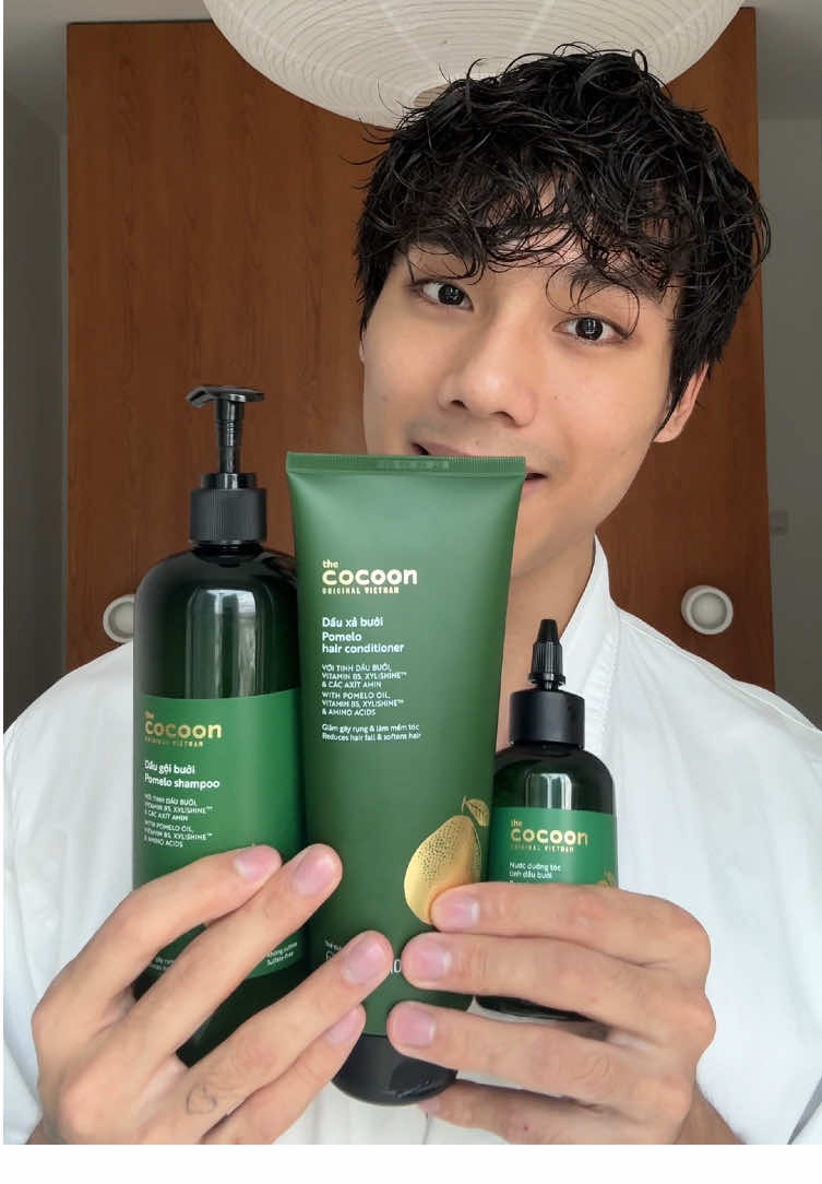 Trọn bộ chăm sóc tóc từ bưởi – Giải pháp cho mái tóc chắc khỏe #CocoonVietnam#Myphamthuanchay#Vegancosmetics