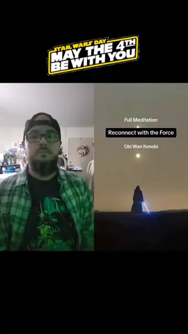 #onthisday given the state of the world. I feel we all need this more than ever. Have an amazing day everyone and #maytheforcebewithyou #may4th #maythe4thbewithyou #maythe4th #starwars #meditation #starwarsfan #trending #fypage 