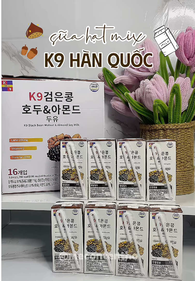 Sữa hạt K9 này thật sự thơm ngon luôn á mấy bà #suahat #suahatdinhduong #suahathoaviet #suahatk9 #suak9 