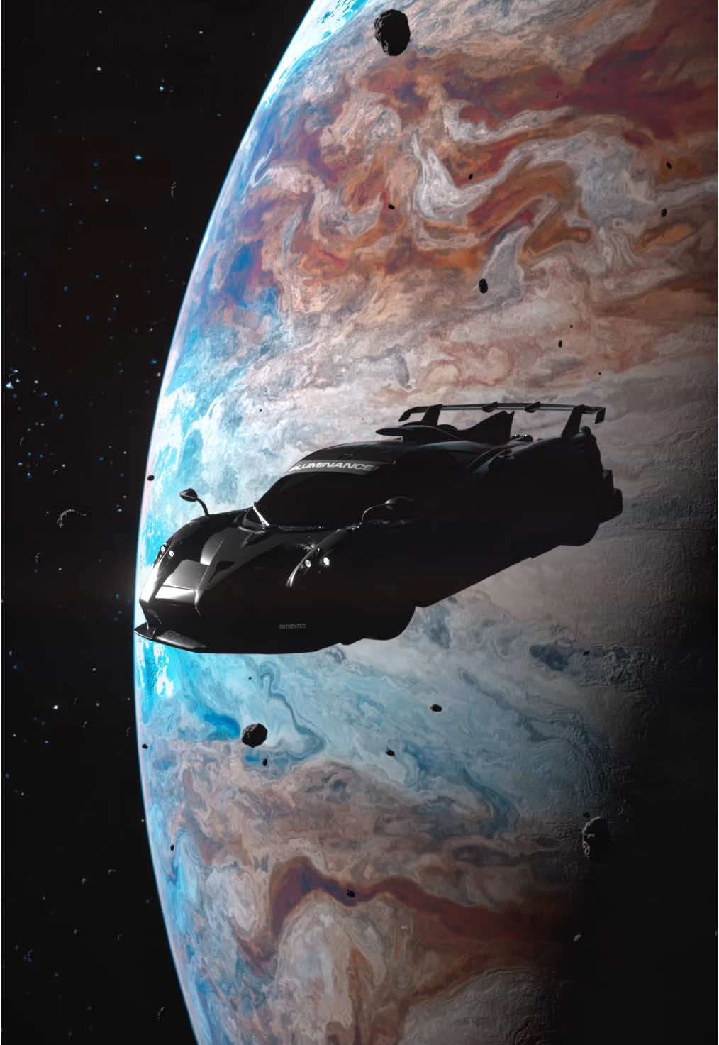 IMOLA in space💫 #3D #CGI #blender 