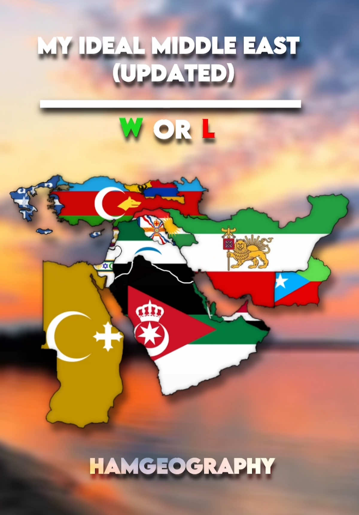 My Ideal Middle East #fyp #geo #mapping #maps #viral_video #asia #middleeast (updated)