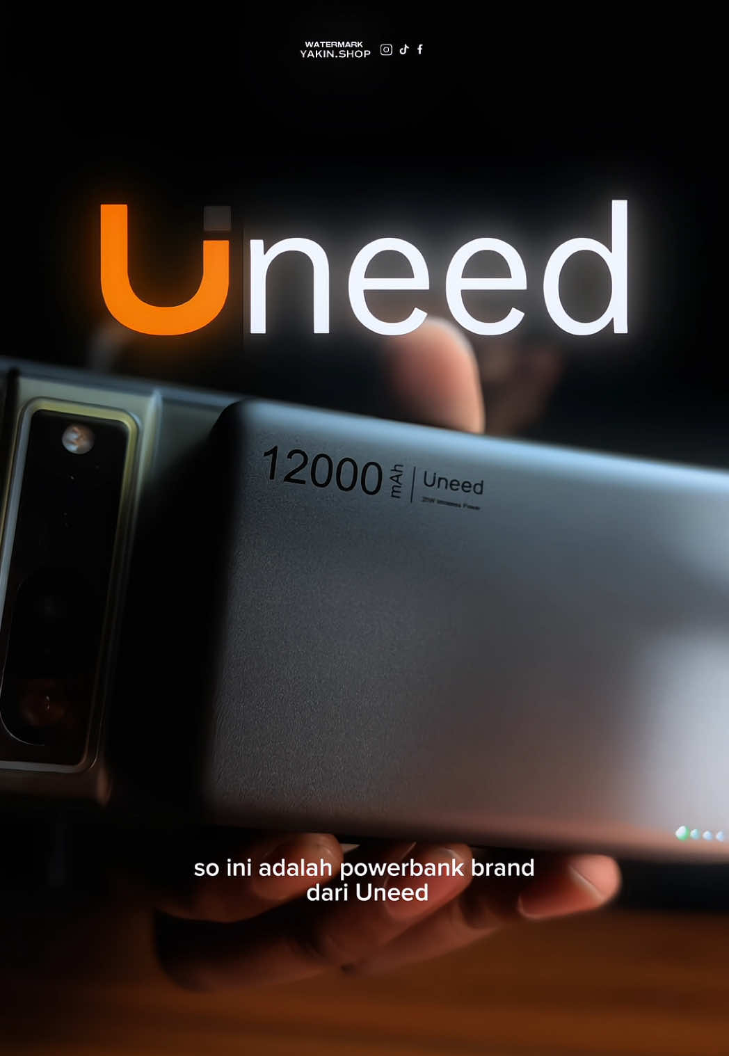 Powerbank nipis ringan POWERBANK UNEED MAGNETIC #uneed #powerbank #powerbanknipis #slimpowerbank #magsafe #iphone #review #yakin🇲🇾 