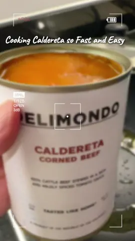 Thank you @DELIMONDO. Making Calderata so fast and easy - Sarap! ##cooking #fyp #foryou #cornedbeef 