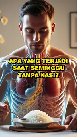 Apa yang terjadi saat kamu nggak makan nasi selama 7 hari? 🍚❌ Tanpa nasi, hati kehabisan glikogen, otak mulai kekurangan glukosa, dan organ tubuh pun beradaptasi. 🔥 Tubuh beralih ke mode pembakaran lemak 🧠 Hati memproduksi keton 💪 Otot tetap aktif ⚙️ Metabolisme ikut berubah Tapi ingat... ⚠️ Nggak semua orang cocok tanpa nasi! Tubuhmu bisa luar biasa saat sumber energi utama berubah! Pernah coba stop nasi seminggu? 💬 Ceritain di kolom komentar! #metabolisme #pembakaranlemak #gakmakannasi #kesehatan #cerminraga #dietsehat #ketosis #energitubuh