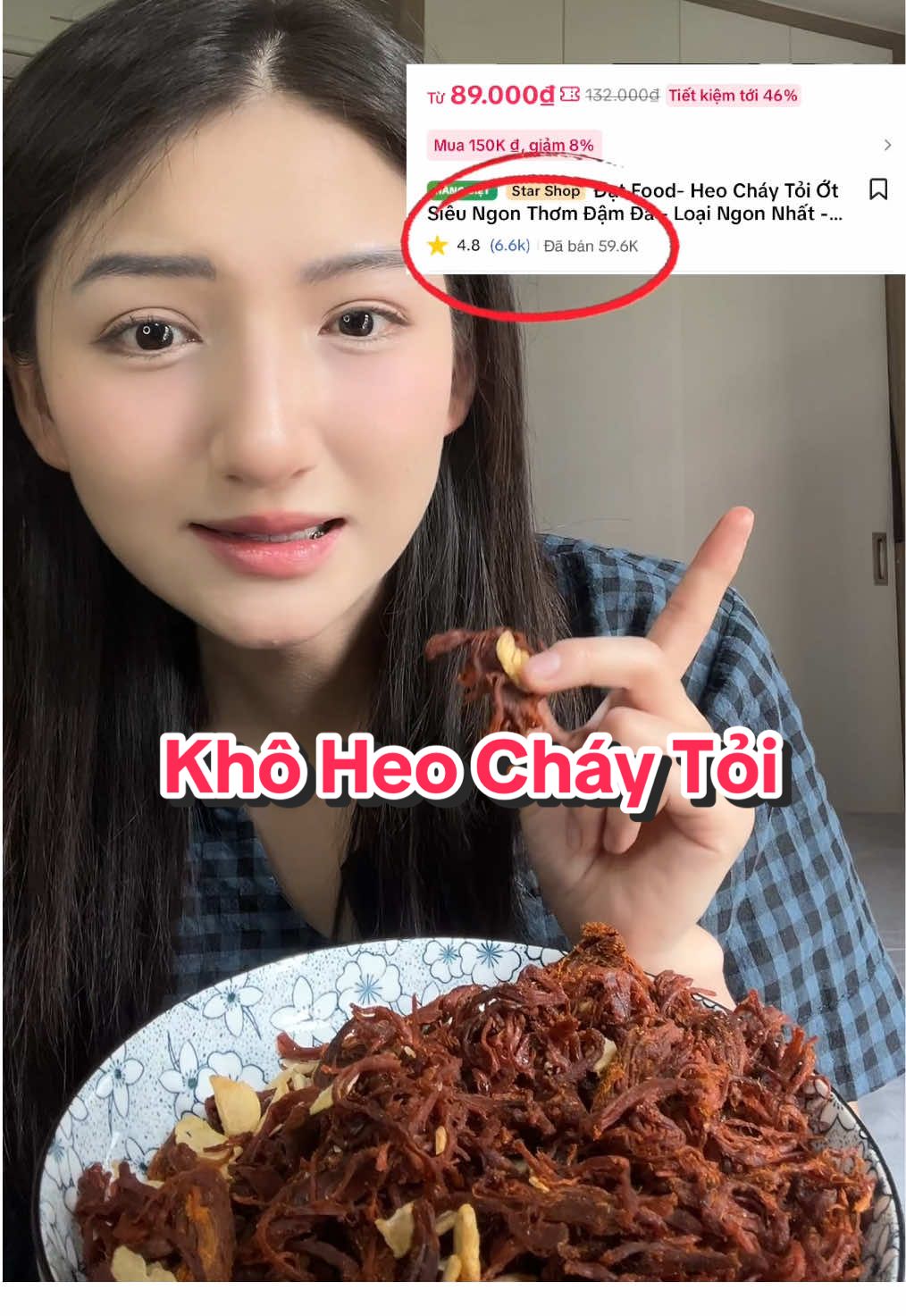 Khô heo cháy tỏi #xuhuong #viral #review #khoheochaytoi 