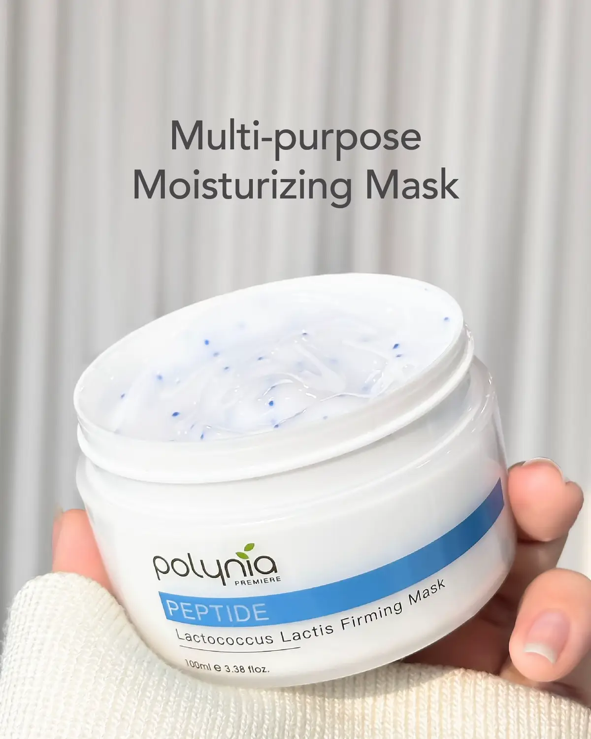 Kenalan dulu yuk sama produk baru kita 😍 Peptide Firming Mask! 💙 #moisturizer #pori #kerutan #antiaging #skincareroutine #skincarehacks #skincaretips #polynia 