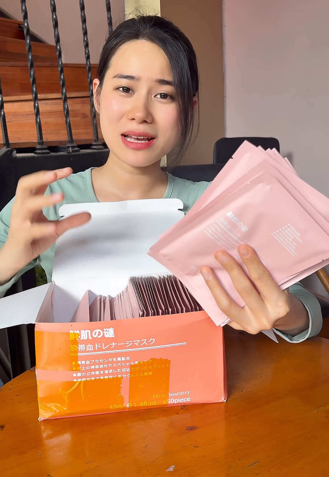 Hộp 50 mặt nạ nhau thai siêu hời chỉ 139k nha #matna 