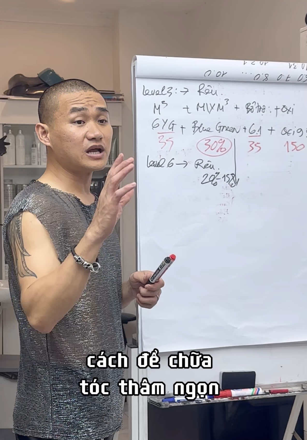 Cách chữa tóc dập màu nhẹ #calvintu #mastercolorist 