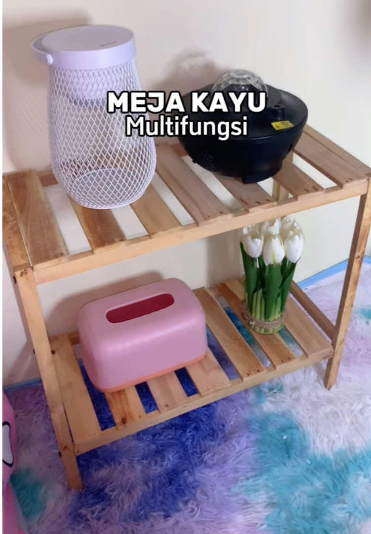 Meja kayu multifungsi mempercantik kamar kalian #meja #mejakayu #mejakayuserbaguna #mejakayusolid 
