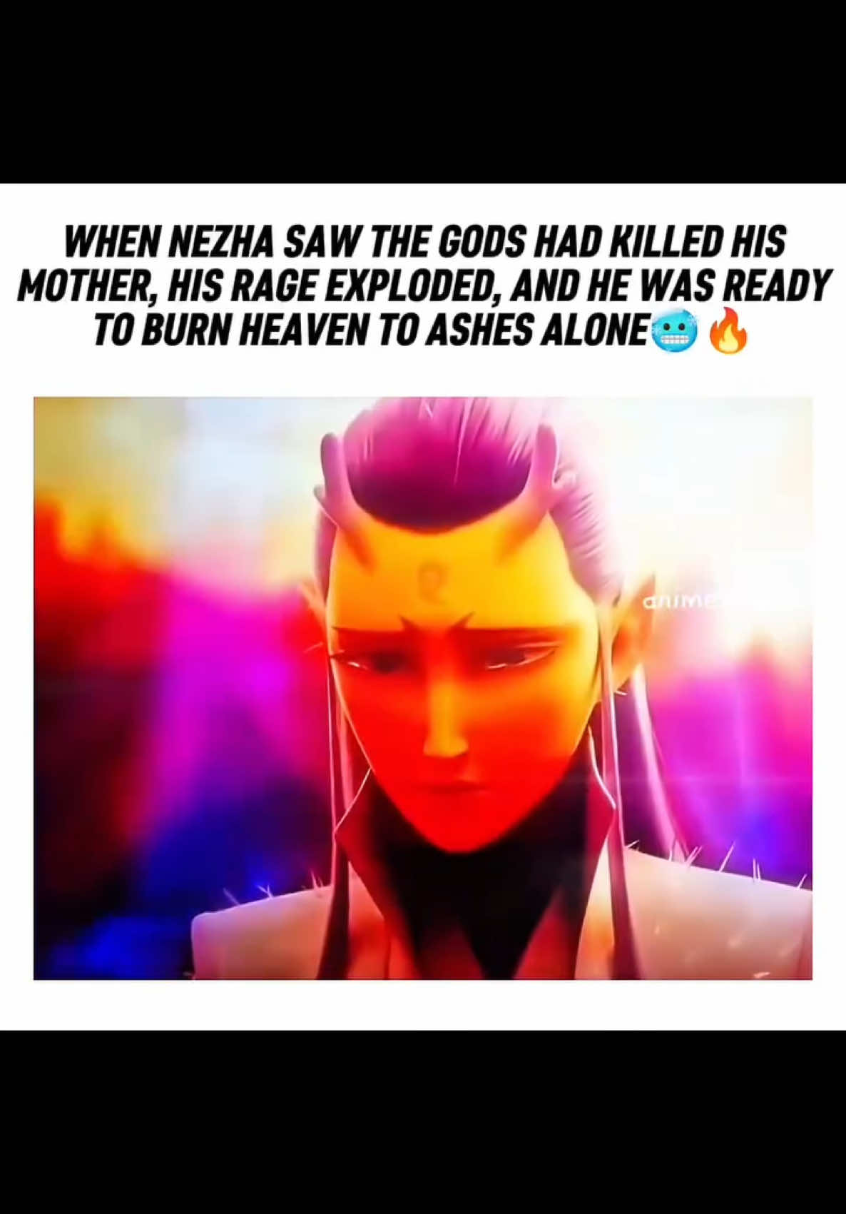 He Can’t Control His Mother Death😞😭 . . #nezha2 #tiktok #trending #sad #trending #nezha #animeedittiktok 