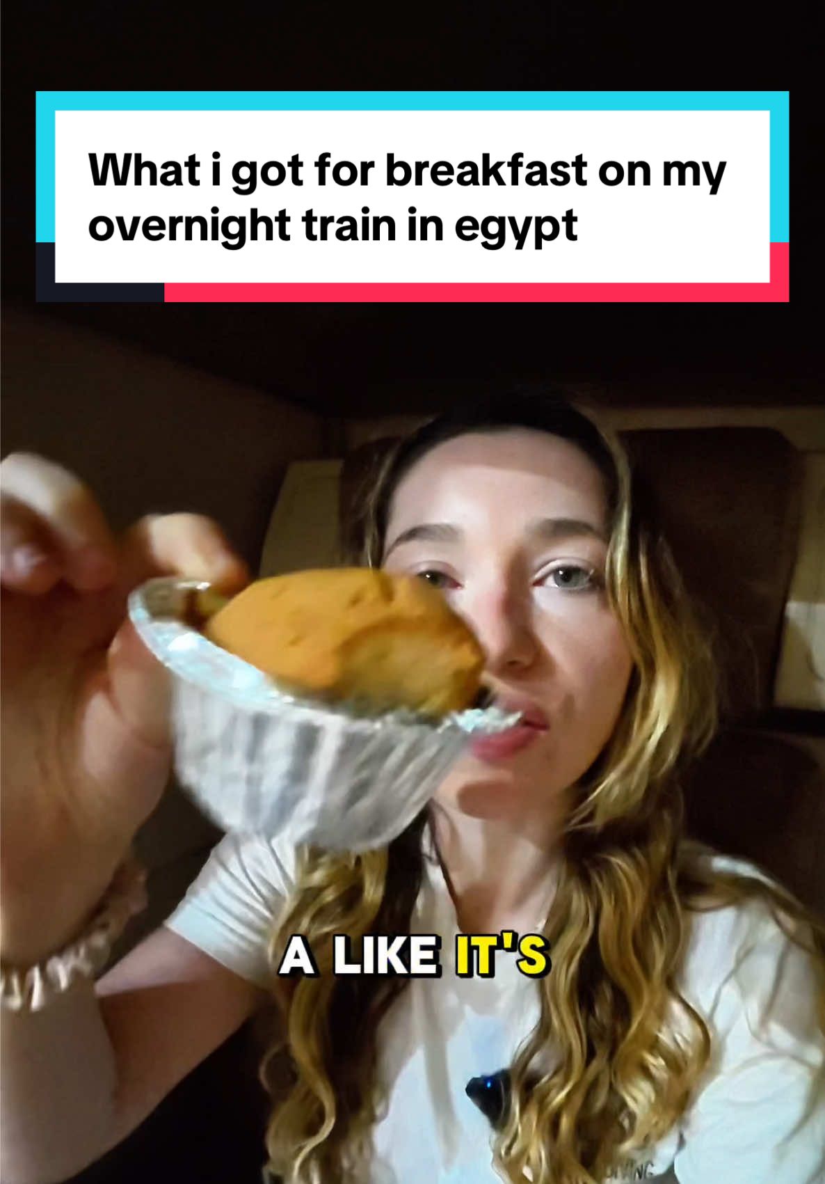 What i got for breakfast on my overnight train in egypt #egypt #sleepertrain #foodtour #cairo #Vlog #travelvlog 
