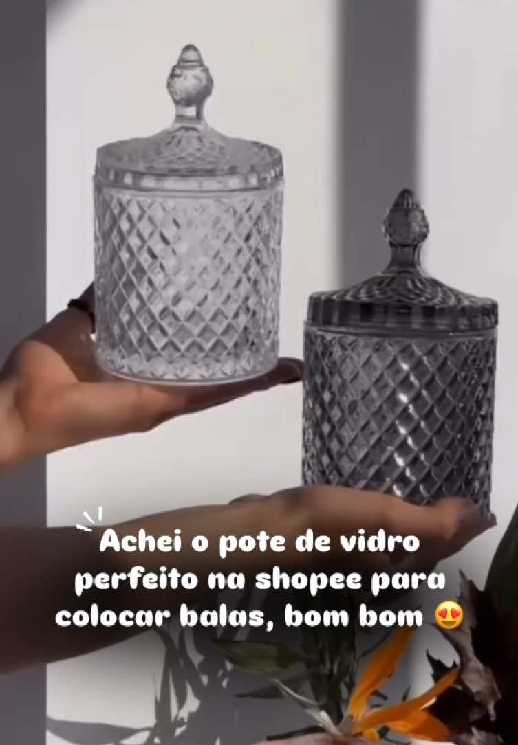 Após me seguir, comente “eu quero” que eu te envio 😍 #bomboniere #potedevidro #acessorioparacozinha 