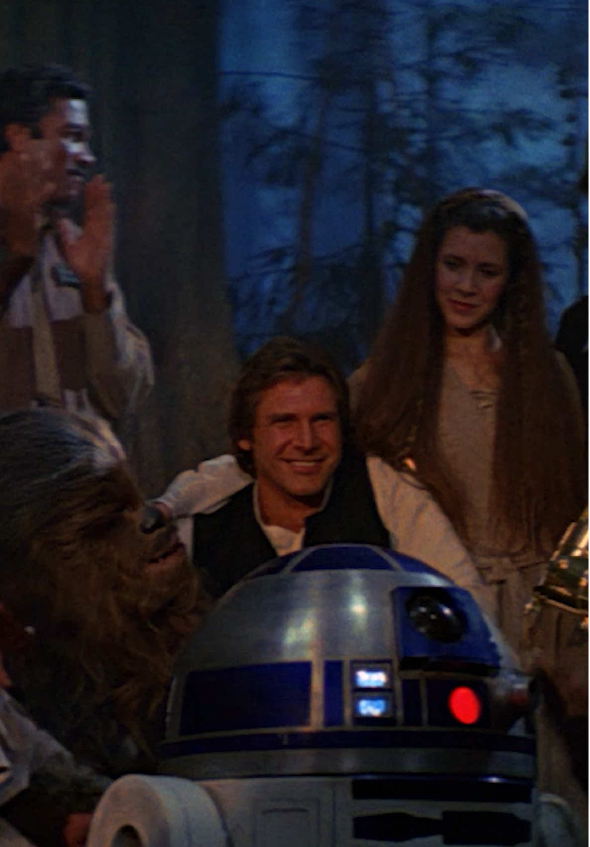 Celebrating across the galaxy. Happy May the 4th.  Watch #ThePhantomMenace, #ReturnoftheJedi & #TheRiseofSkywalker streaming on @Disney+.