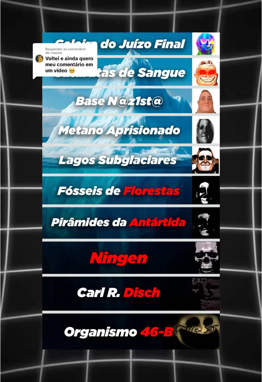 Respondendo a @.rossisx  Te explicando iceberg dos maiores mistérios da Antártida PT.2  #teorias #iceberg #misterios #antartida 