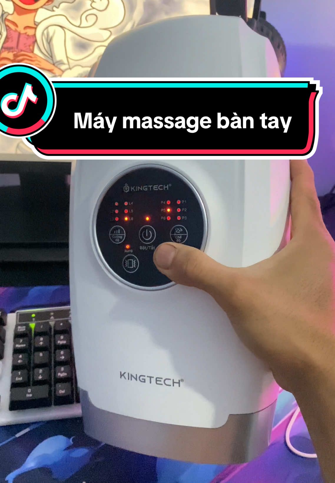 Máy massage bàn tay giảm tê bì , nhức mỏi#massage#vanphong#suckhoe#kingtech#giadinh 