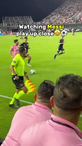 Watching MESSI play UP CLOSE for the first time Vlog ⚽️✅ #fyp #Soccer #football #tutorial #skill 