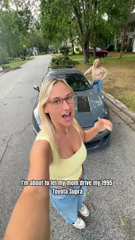 My mom said if this gets 1 million likes she will buy herself a Supra… #supra #carsoftiktok #jdm #cartok #turbo #mom 