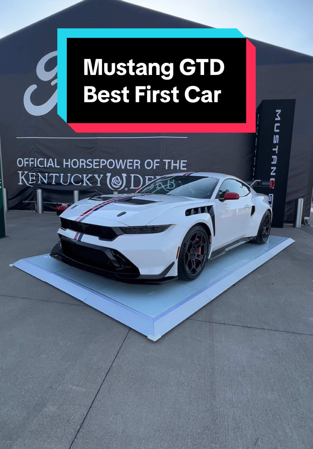 Send this video to your parents so they know a Mustang GTD makes Great Teenage Drivers 🫡