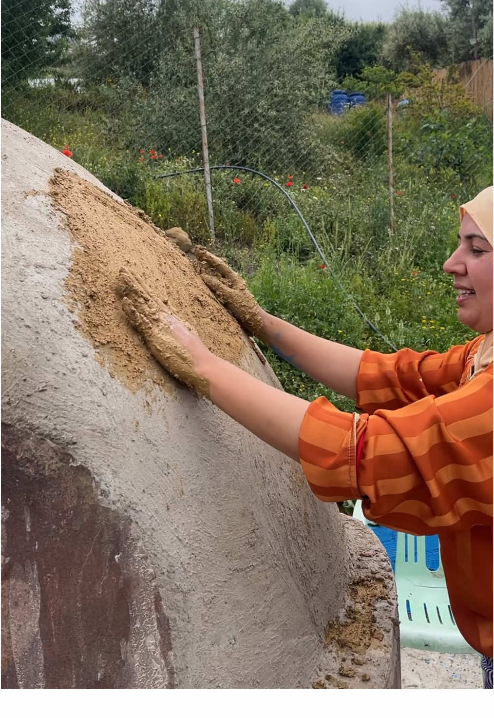 تحنيك الفرنة التقليدية مع وصال وعزيزة😍 #fyp #nature #maroc 