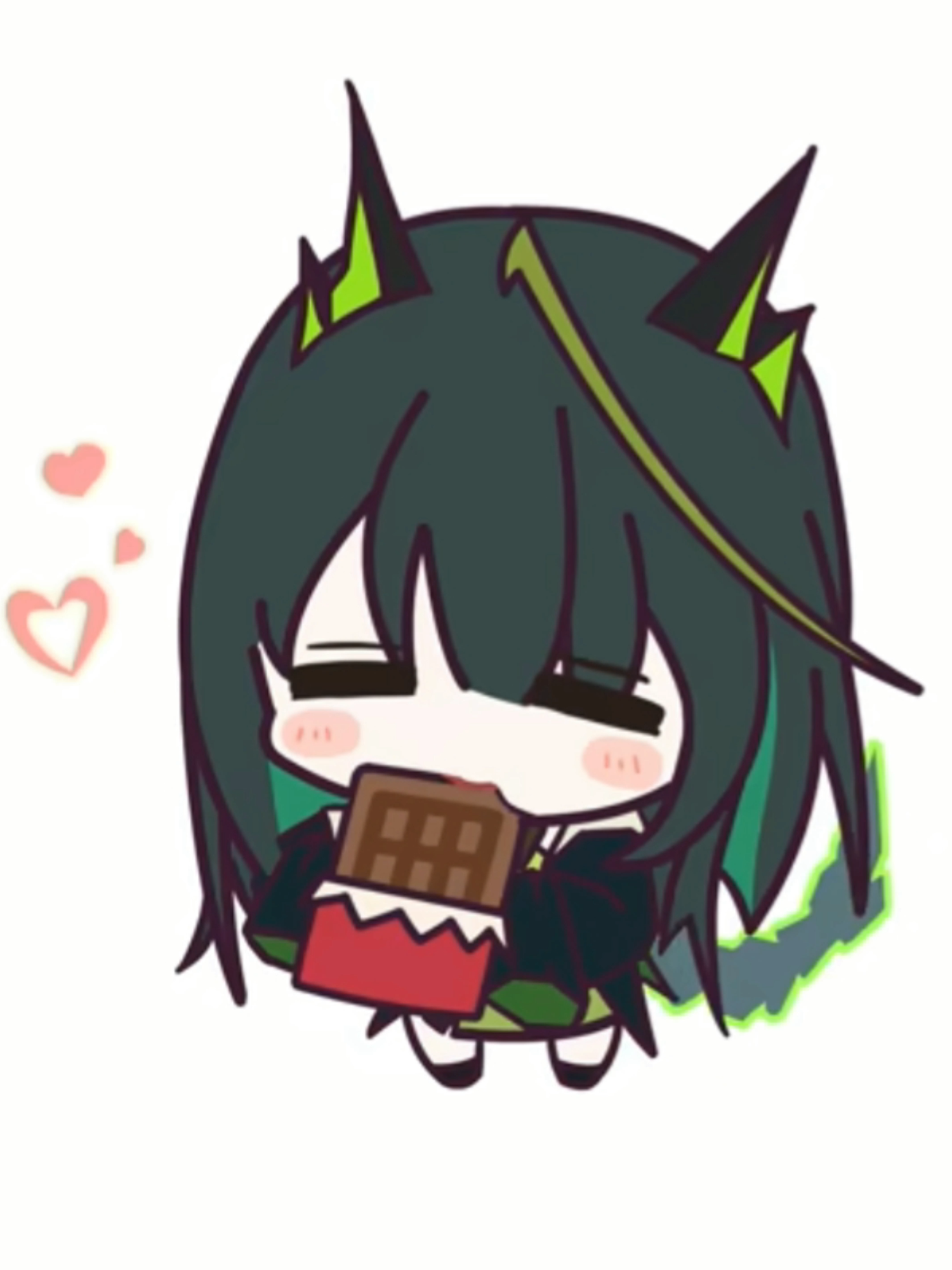 Mon3tr loves Chocolate!! cr; Star Thousand Shadows #arknights #arknightsendfield #foryou #fypシ #fyp #foryoupage #mon3tr #chocolate