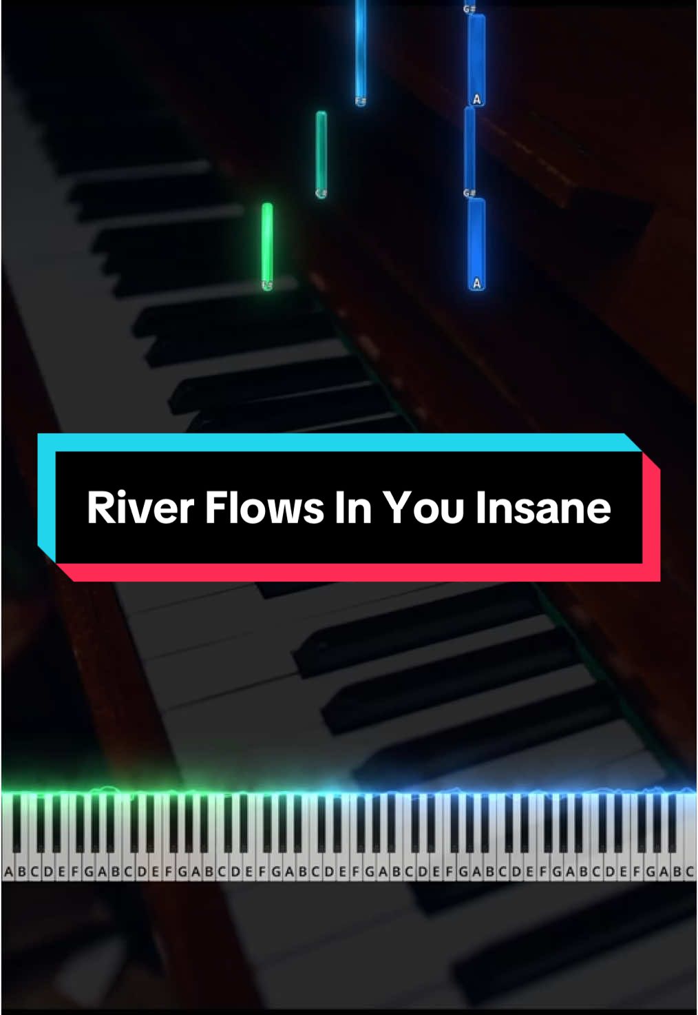 River Flows In You Insane Version #satisfying #fyp #tutorial #piano #music #viral 