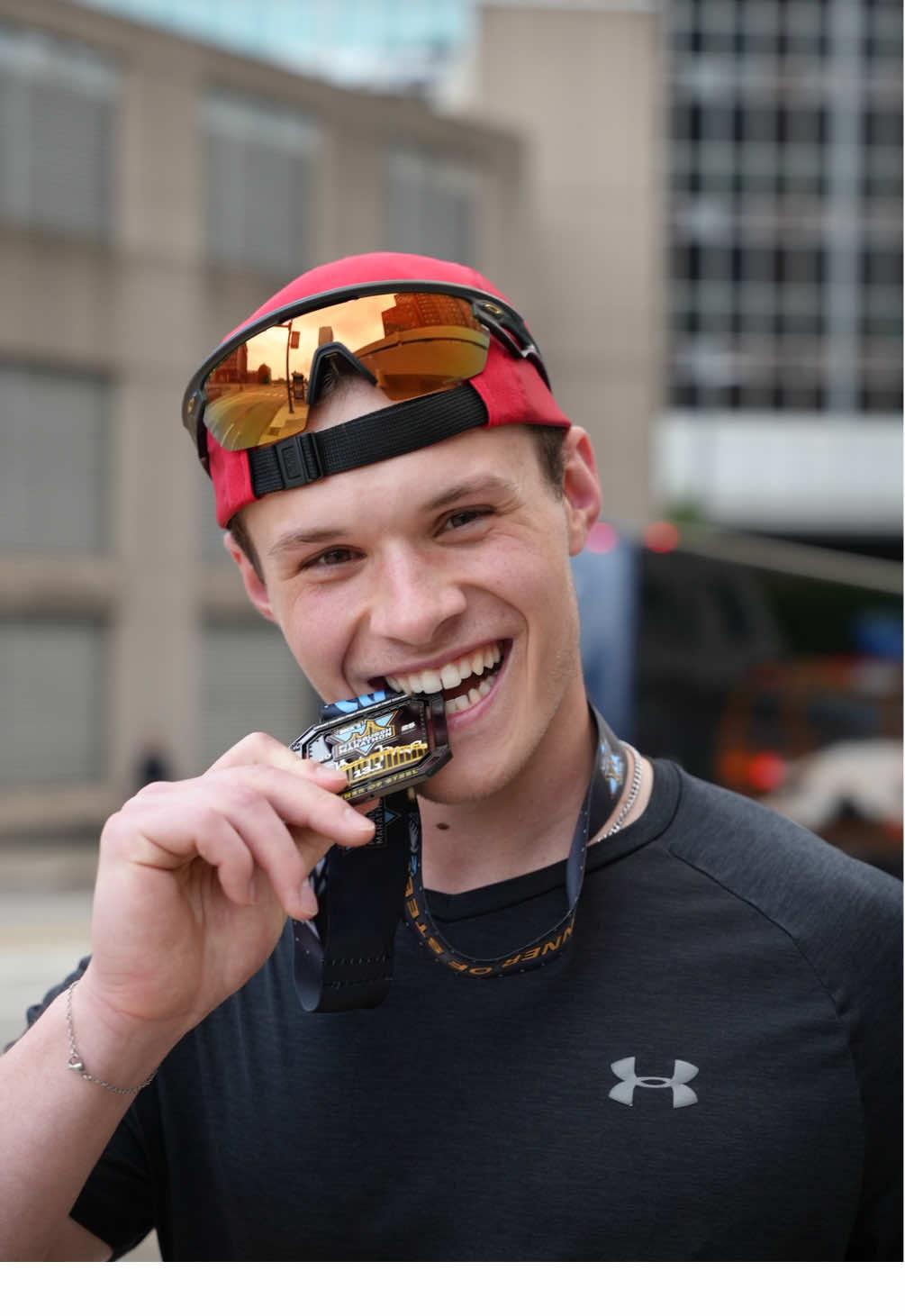 For not running consistently the past few months, I’m just happy to be able to do this and be out here running! Will definitely be back next year to crush this time. @Cody Killian @jtfit7  • • • #ironman703training #pittsburghmarathon #Running #swimbikerun 