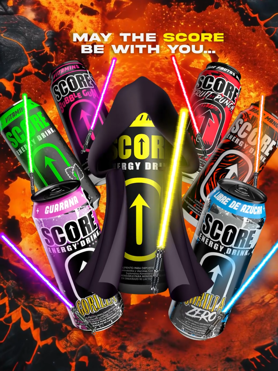 Que la energía te acompañe! 😎⚡️ #maytheSCOREbewithyou #starwars
