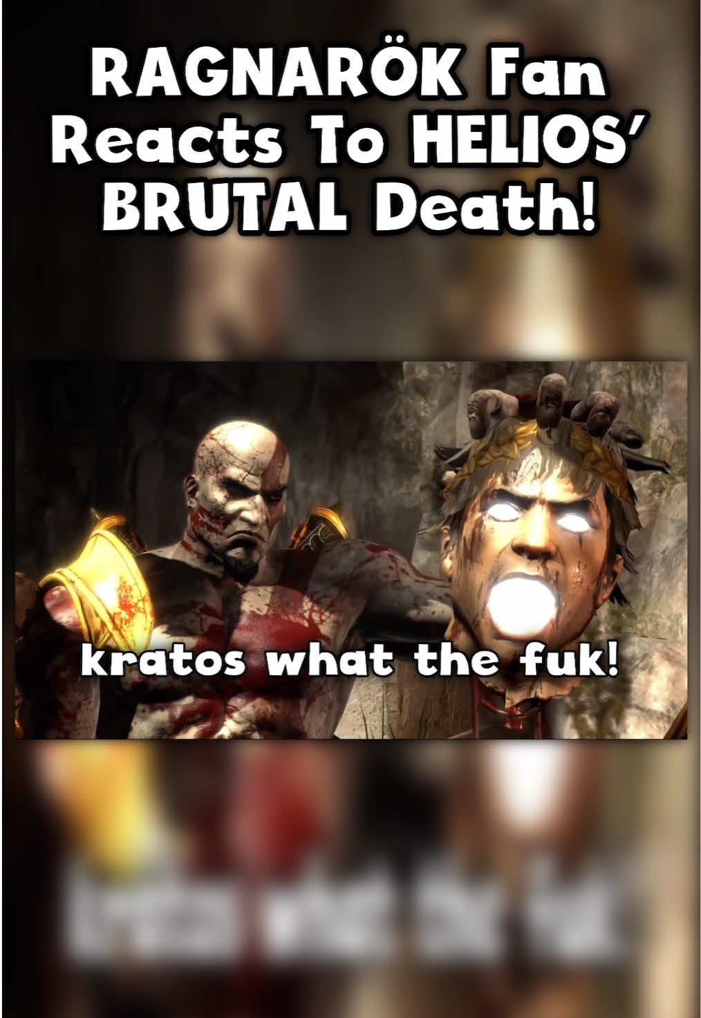 Ragnarok Reacts to Helios’ BRUTAL Death 💀| #gow #godofwar #godofwar3 #godofwarragnarok #kratos #reaction #fyp 