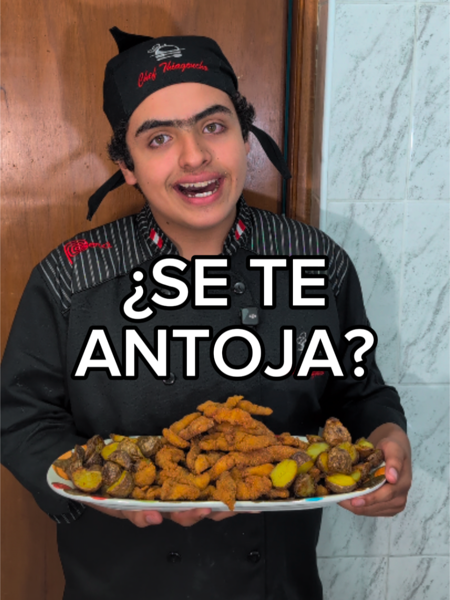 ¿Se te antoja?, si tienes invitados y no sabes que preparar, el @ChefThiagoncho te trae su espectacular Pollo Crujiente, para que se les caiga la casettera con tan delicioso sabor. ¡Buen Provecho! #ChefThiagoncho #Pollo Crujiente #Gastronomía #Delicioso