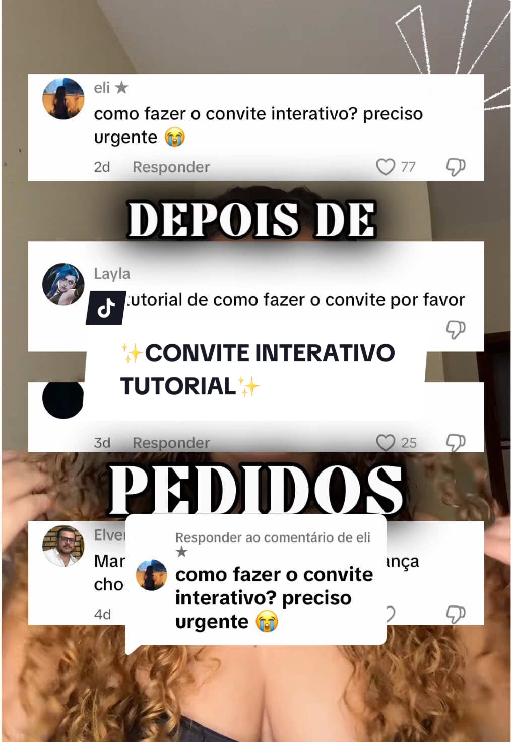 Respondendo a @eli ★ COMO FAZER CONVITE INTERATIVO NO CANVA #conviteinterativo #canva 