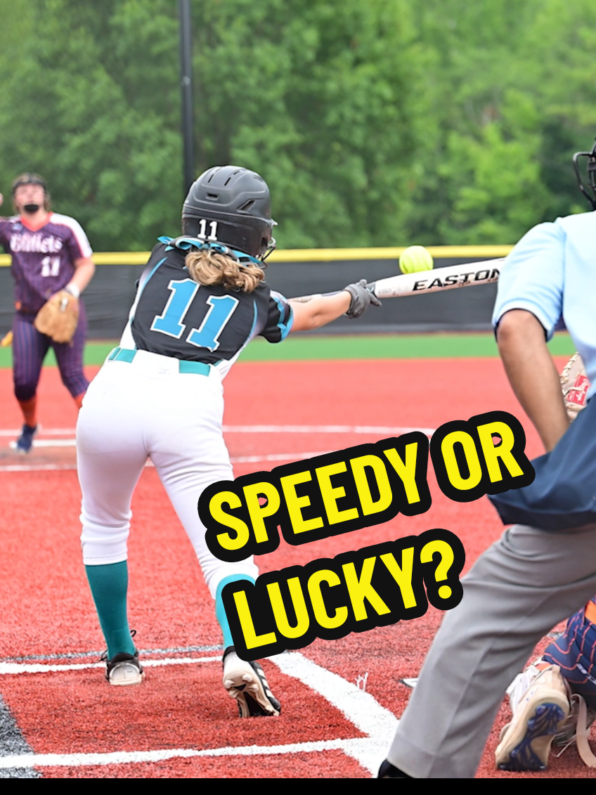 🎯 Perfect Bunt or Just Speed? #softball #fyp #highlights #bunt #batter #fastpitch #sports 